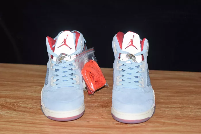 Rep EP Trophy Room x Air Jordan 5 JSP Ice Blue CI1899-400 0113