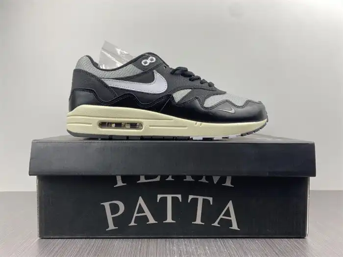 Cheap EP Nike Air Max 1 Patta Waves Black (without Bracelet) DQ0299-001 0125