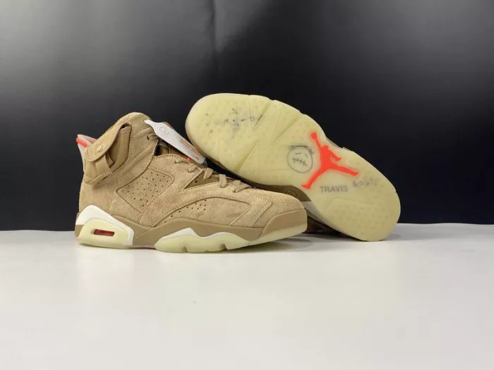 Rep EP Air Jordan 6 Retro Travis Scott British Khaki DH0690-200 0113