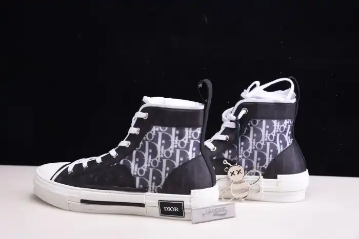 Rep EP DR B23 High Top Oblique Sneaker Black & White 0122