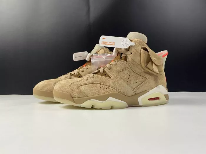 EP Air Jordan 6 Retro Travis Scott British Khaki DH0690-200 0113