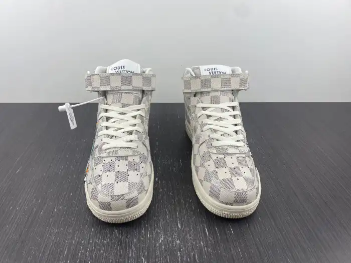 Rep EP Louis Vuitton Nike Air Force 1 Mid By Virgil Abloh Graffiti 0124