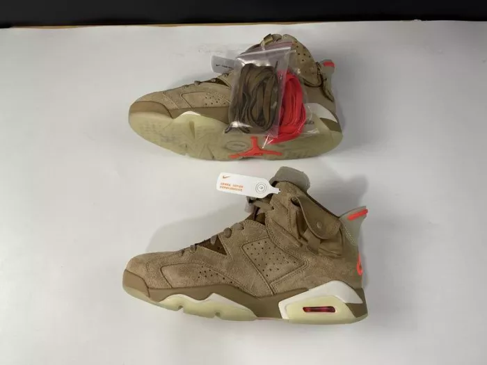 Rep EP Air Jordan 6 Retro Travis Scott British Khaki DH0690-200 0113