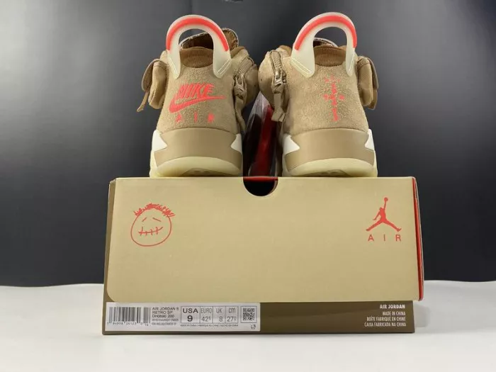 Rep EP Air Jordan 6 Retro Travis Scott British Khaki DH0690-200 0113