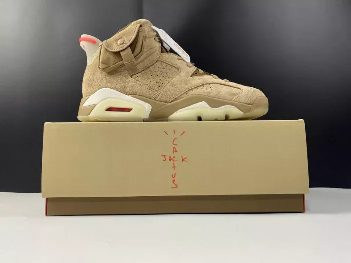 Rep EP Air Jordan 6 Retro Travis Scott British Khaki DH0690-200 0113