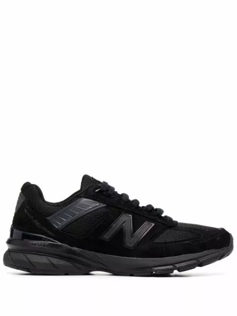 EP New Balance logo-patch panelled suede sneakers   0116