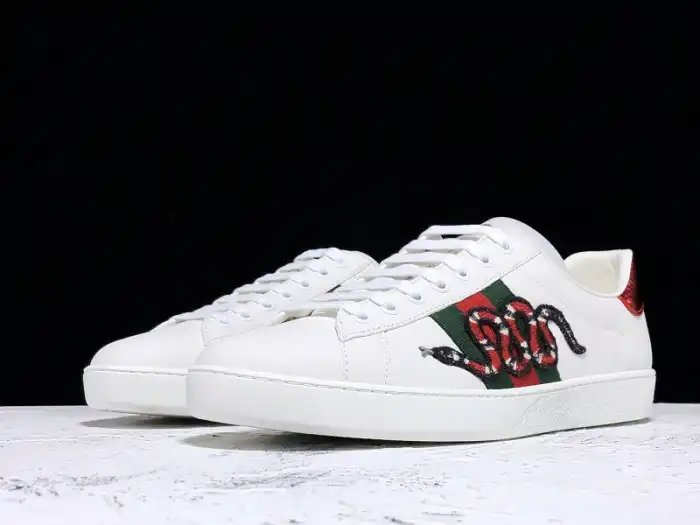 Rep EP GUCC Ace Leather Sneaker 456230 02JP0 9064 0123