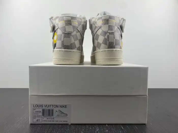 Rep EP Louis Vuitton Nike Air Force 1 Mid By Virgil Abloh Graffiti 0124