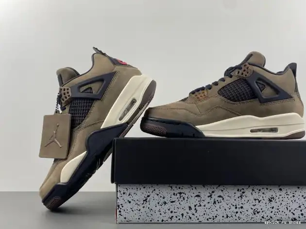 Rep EP Brown Retro Scott AJ4-882335 Air x TS Travis 4 Jordan 0211