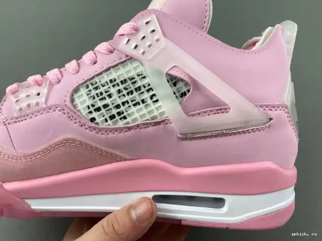 Rep EP OFF-WHITE X PINK JORDAN 4 0210