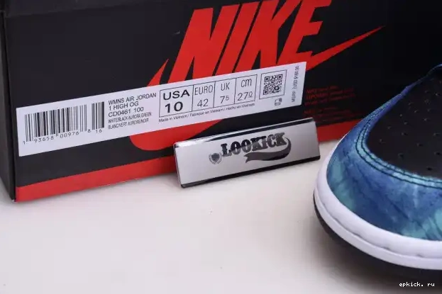 Rep EP Tie-Dye Air 1 CD0461-100 High Jordan OG 0215