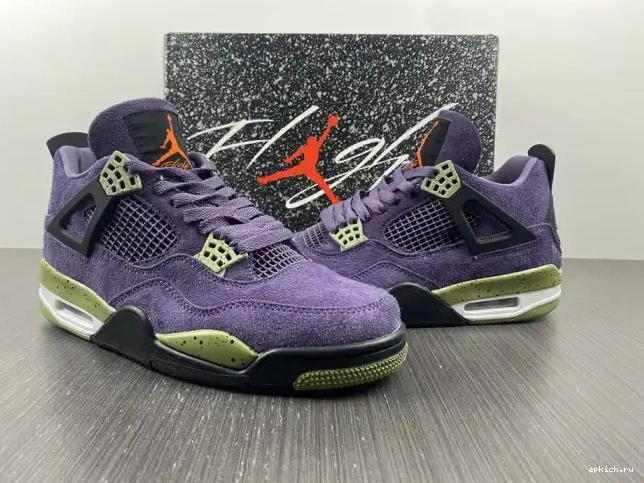 Cheap EP WMNS Canyon Air Jordan 4 AQ9129-500 Purple 0220