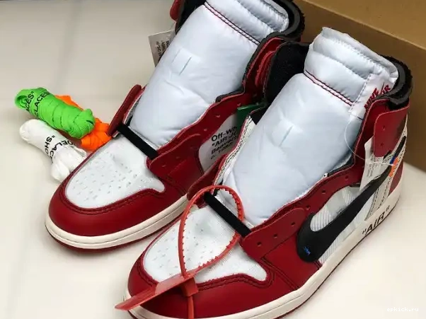 Rep EP Ten Chicago Retro Air 1 AA3834-101 The Jordan Off-White 0221