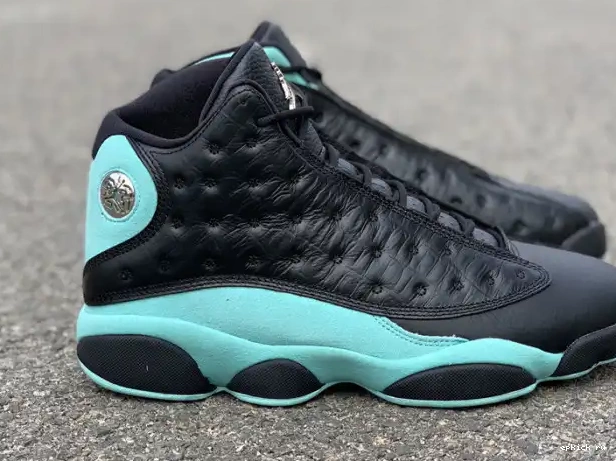 Rep EP Jordan Black 13 Retro 414571-030 Air Island Green 0211