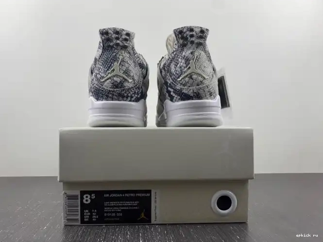 Rep EP 819139-030 Snakeskin Jordan 4 Retro 0211