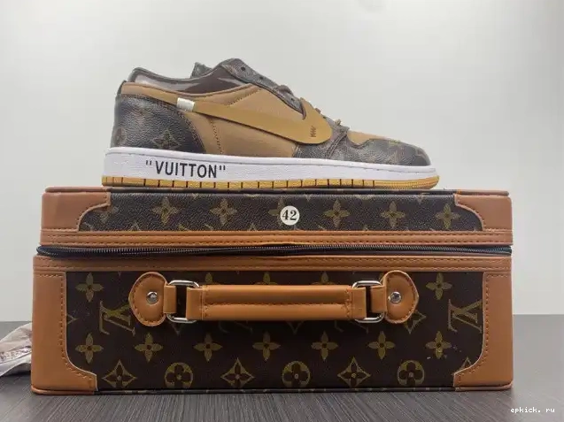 Cheap EP 1 OW Off-Louis Jordan x Air AJ1 LOW 0225