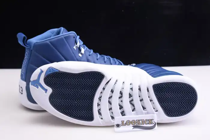 Rep EP Air Jordan 12 Retro Stone Blue 130690-404 0204