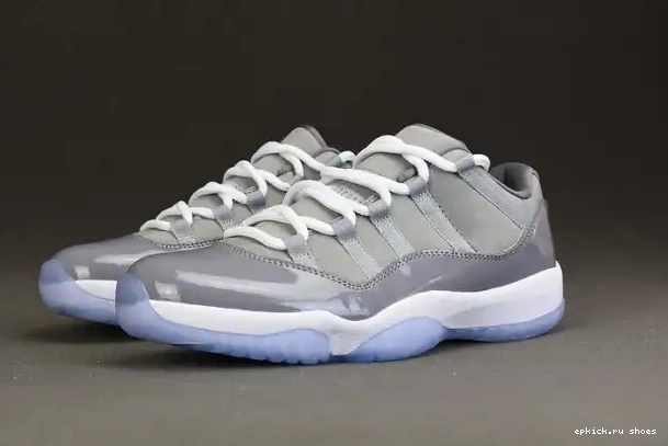 Rep EP 528895-003 Air Jordan Low Grey 11 Cool 0210