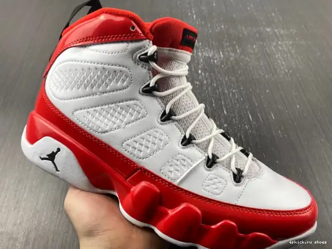 Rep EP White Gym 302370-160 Air Retro Red Jordan 9 0220