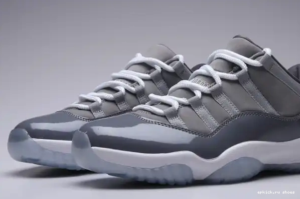 Rep EP 528895-003 Air Jordan Low Grey 11 Cool 0210