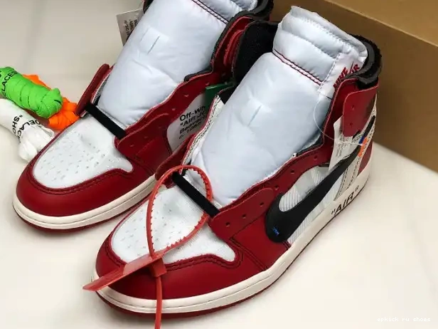 Rep EP Ten The Jordan Chicago Air 1 Retro AA3834-101 Off-White 0211