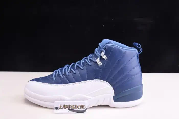 Rep EP Air Jordan 12 Retro Stone Blue 130690-404 0204