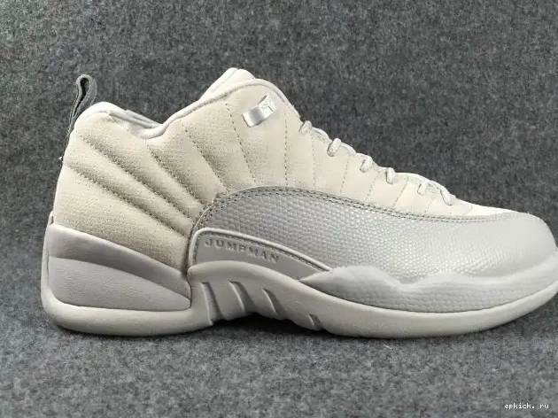 Cheap EP 308317-002 Air Grey Suede Jordan 12 Low 0223