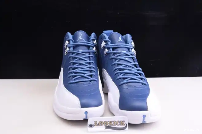 Rep EP Air 12 130690-404 Stone Jordan Blue Retro 0223