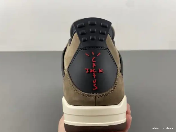 Rep EP Brown Retro Scott AJ4-882335 Air x TS Travis 4 Jordan 0211