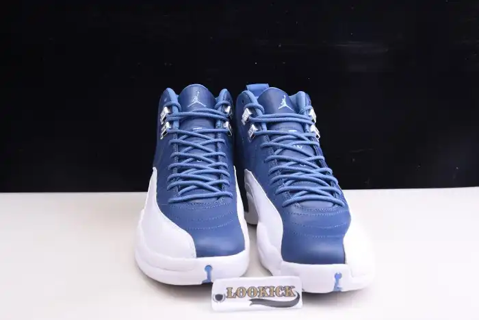 Rep EP Air Jordan 12 Retro Stone Blue 130690-404 0204