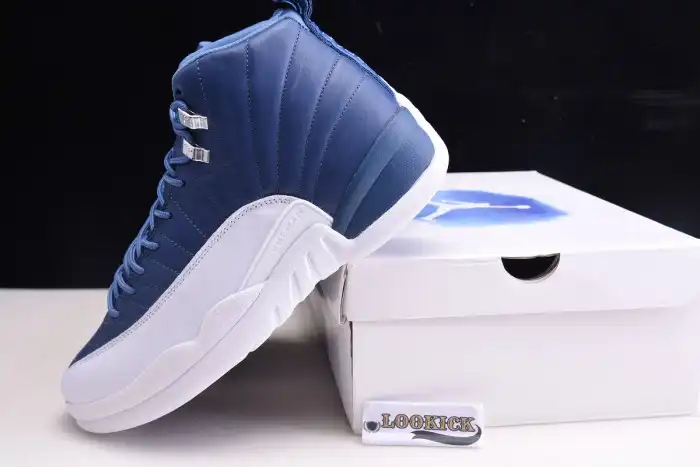 Rep EP Air Jordan 12 Retro Stone Blue 130690-404 0204