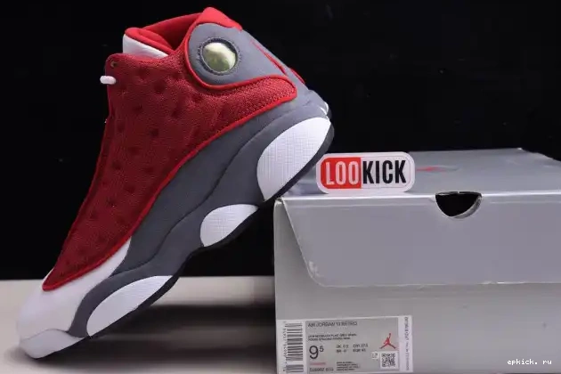 Rep EP Retro Grey Jordan Flint Red 414571-600 13 Gym Air 0225