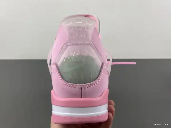 Rep EP OFF-WHITE X PINK JORDAN 4 0210