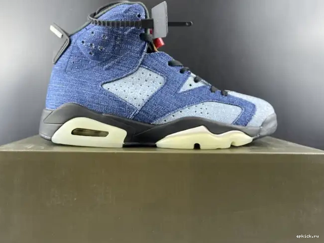 Rep EP Jordan Washed Air 6 CT5350-401 Denim 0213