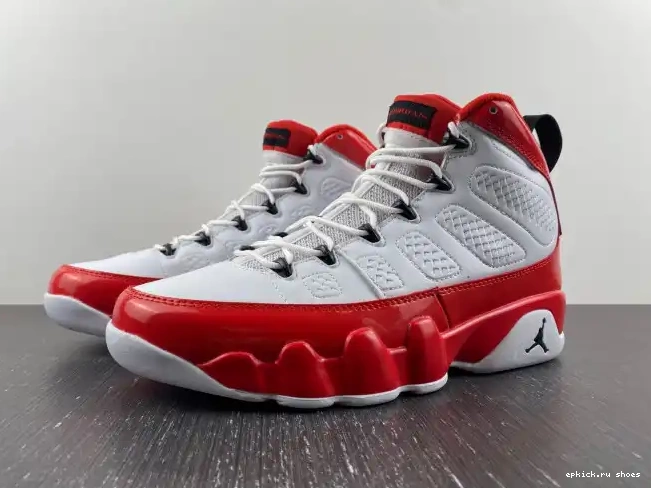 Rep EP White Gym 302370-160 Air Retro Red Jordan 9 0220