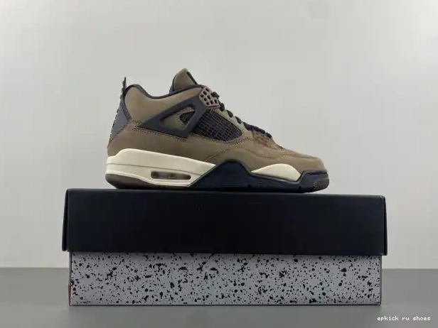 Rep EP Brown Retro Scott AJ4-882335 Air x TS Travis 4 Jordan 0211