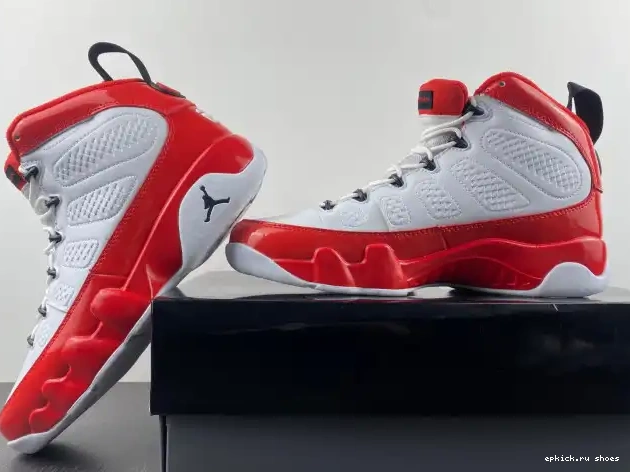 Rep EP White Gym 302370-160 Air Retro Red Jordan 9 0220