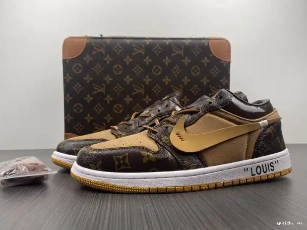 Cheap EP 1 OW Off-Louis Jordan x Air AJ1 LOW 0225