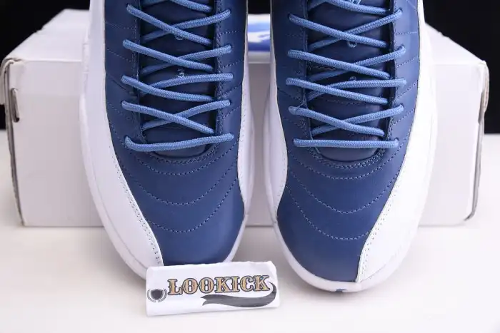 Rep EP Air Jordan 12 Retro Stone Blue 130690-404 0204