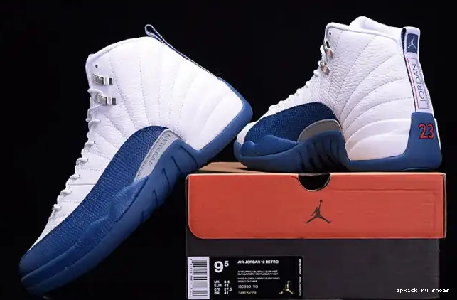 Rep EP Air 12 130690-113 Retro Jordan Blue