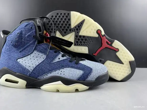 Rep EP Jordan Washed Air 6 CT5350-401 Denim 0213